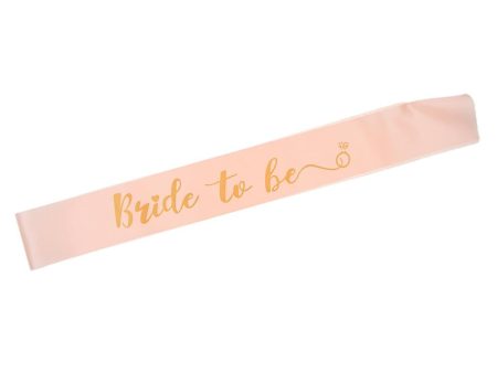 Bride To Be Diamond Satin Sash Bridal Shower Hen Stag Party Sash Accessories Discount