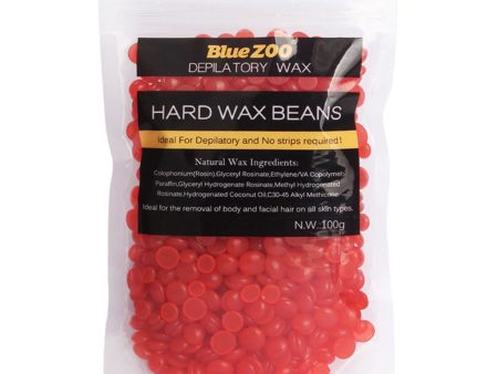 100g Hot Wax Bean Hair Removal Bikini Depilatory No Strip Pellet Strawberry For Discount