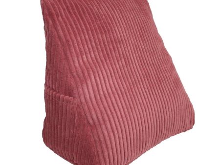 Wedge Reading Pillow Sofa Bed Rest Cushion for Adults Kids Wine Red on Sale