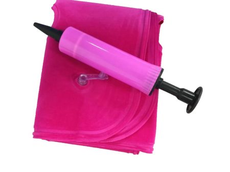 Air Inflatable Hypoallergenic Seat Cushion Backrest Pink For Sale