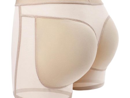 Women Padded Bum Pants Butt Lifter Panty Body Enhancer Underwear Beige XXL Hot on Sale